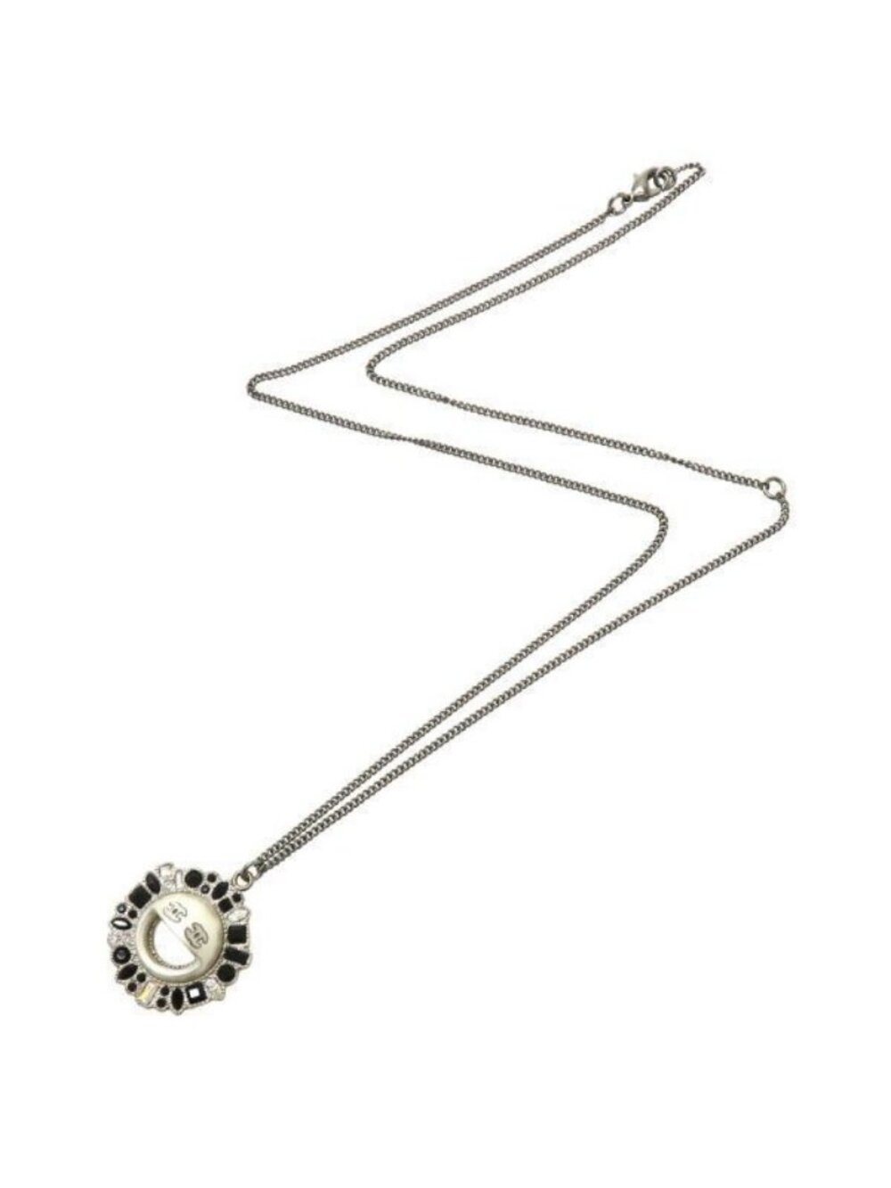 Chanel 16K Necklace Silver